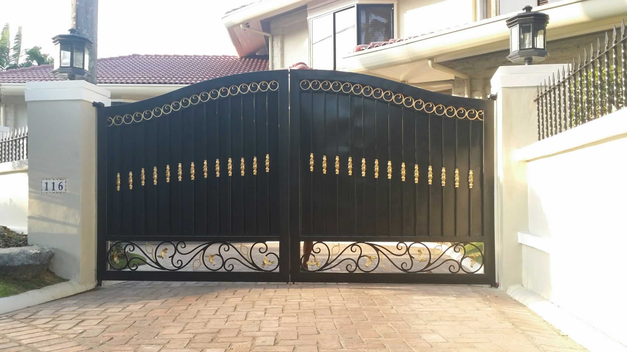 Wought Iron Entrance Gate, Pedestrian Gate.