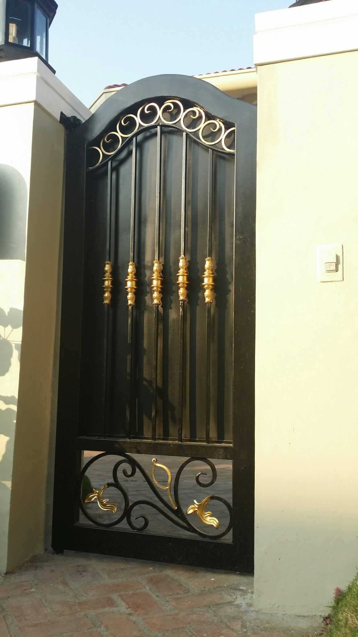 Wought Iron Entrance Gate, Pedestrian Gate.