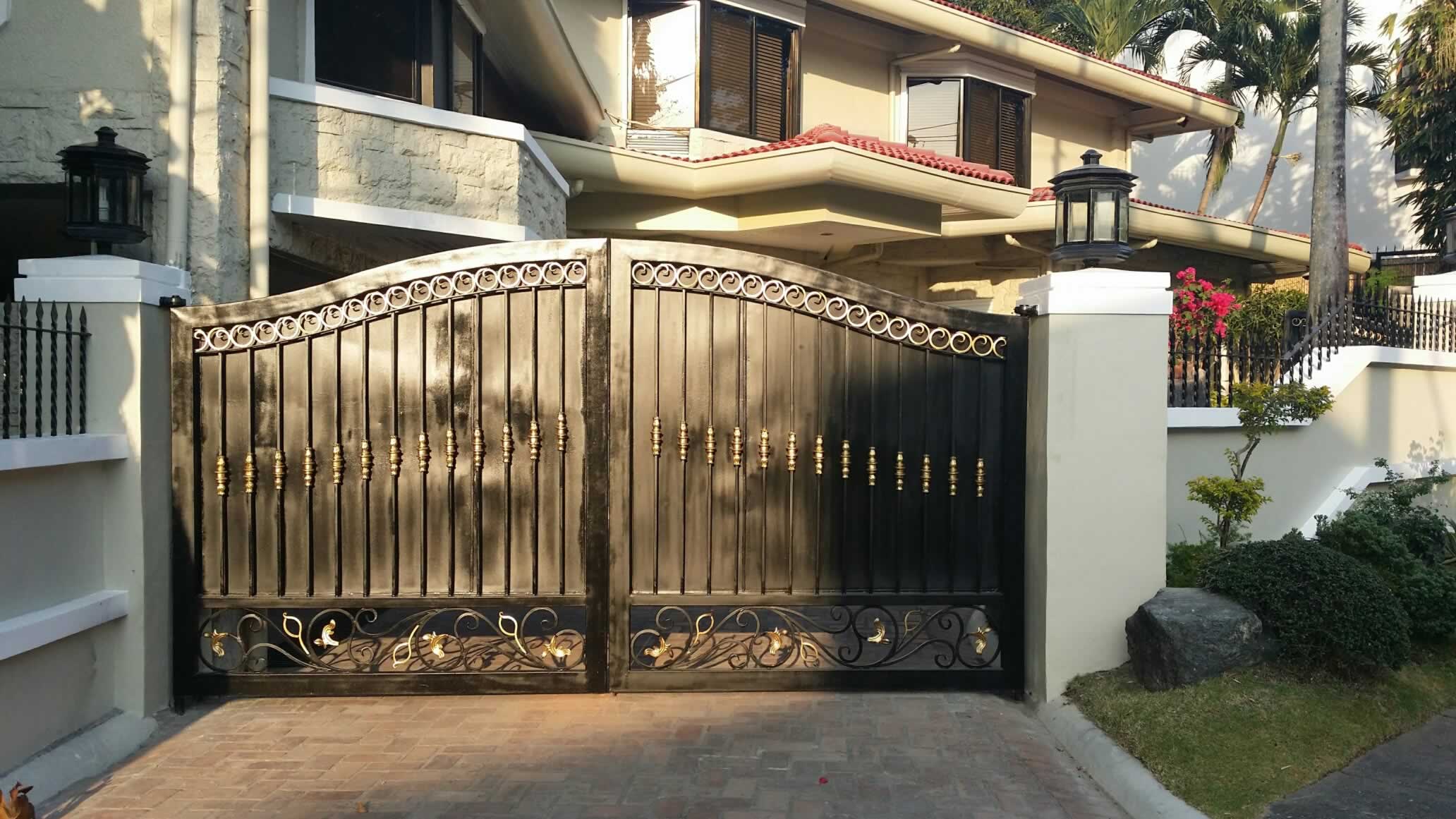 Wought Iron Entrance Gate, Pedestrian Gate.