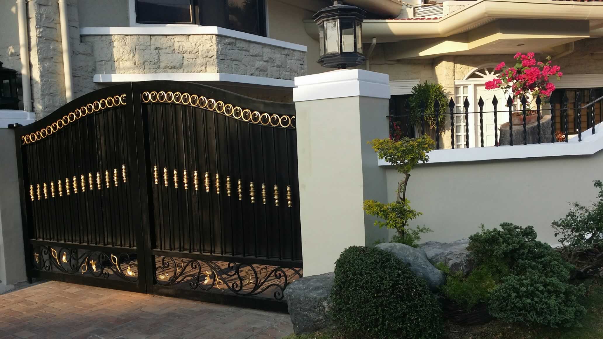 Wought Iron Entrance Gate, Pedestrian Gate.