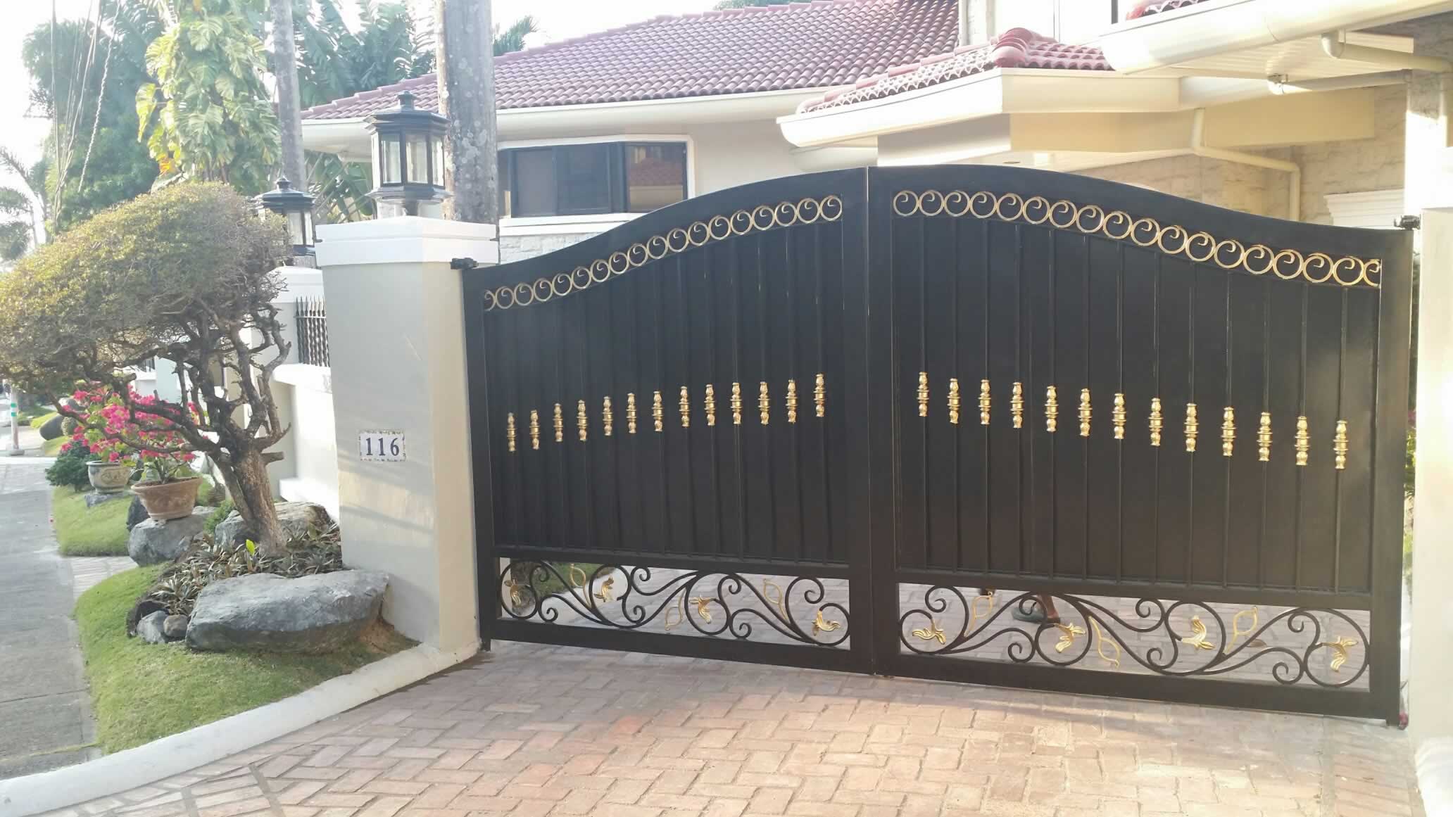 Wought Iron Entrance Gate, Pedestrian Gate.