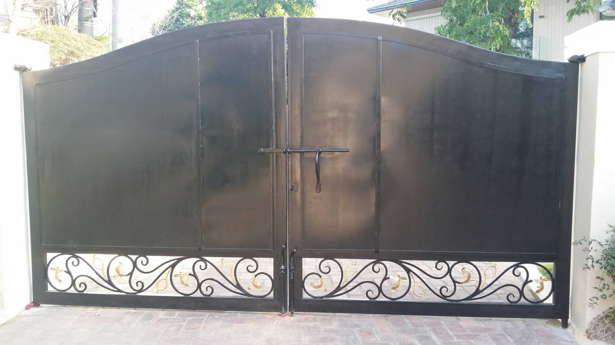 Wought Iron Entrance Gate, Pedestrian Gate.