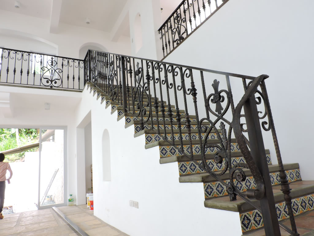 Wought Iron Stair Railing, Balcony Railing, Door Grills, Main Door Grills.