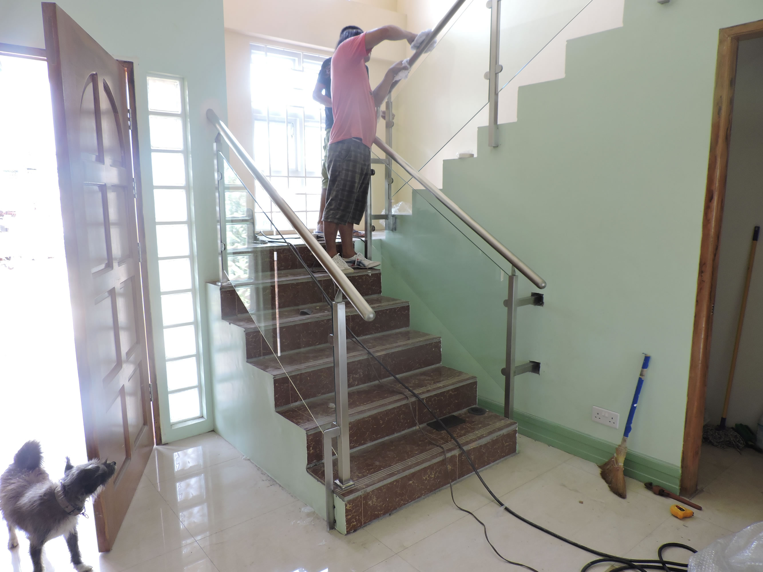 Glass Stair Railing Bicol Albay Philippines