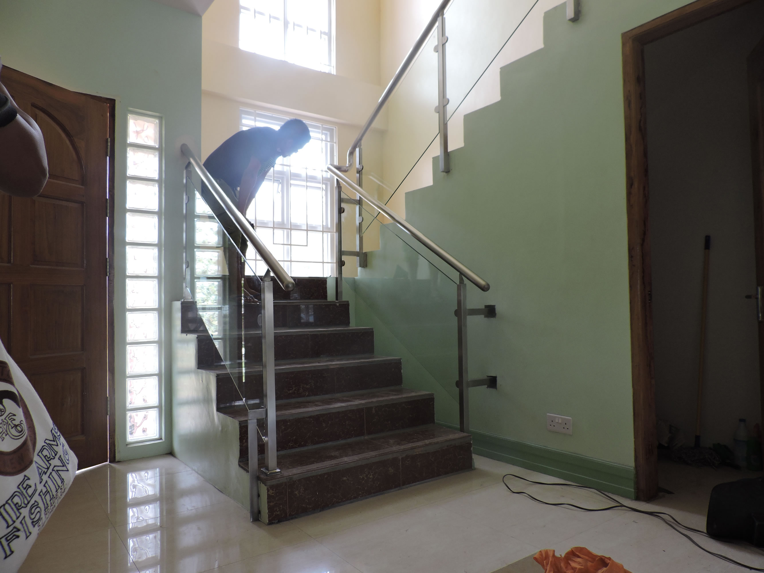 Glass Stair Railing Bicol Albay Philippines