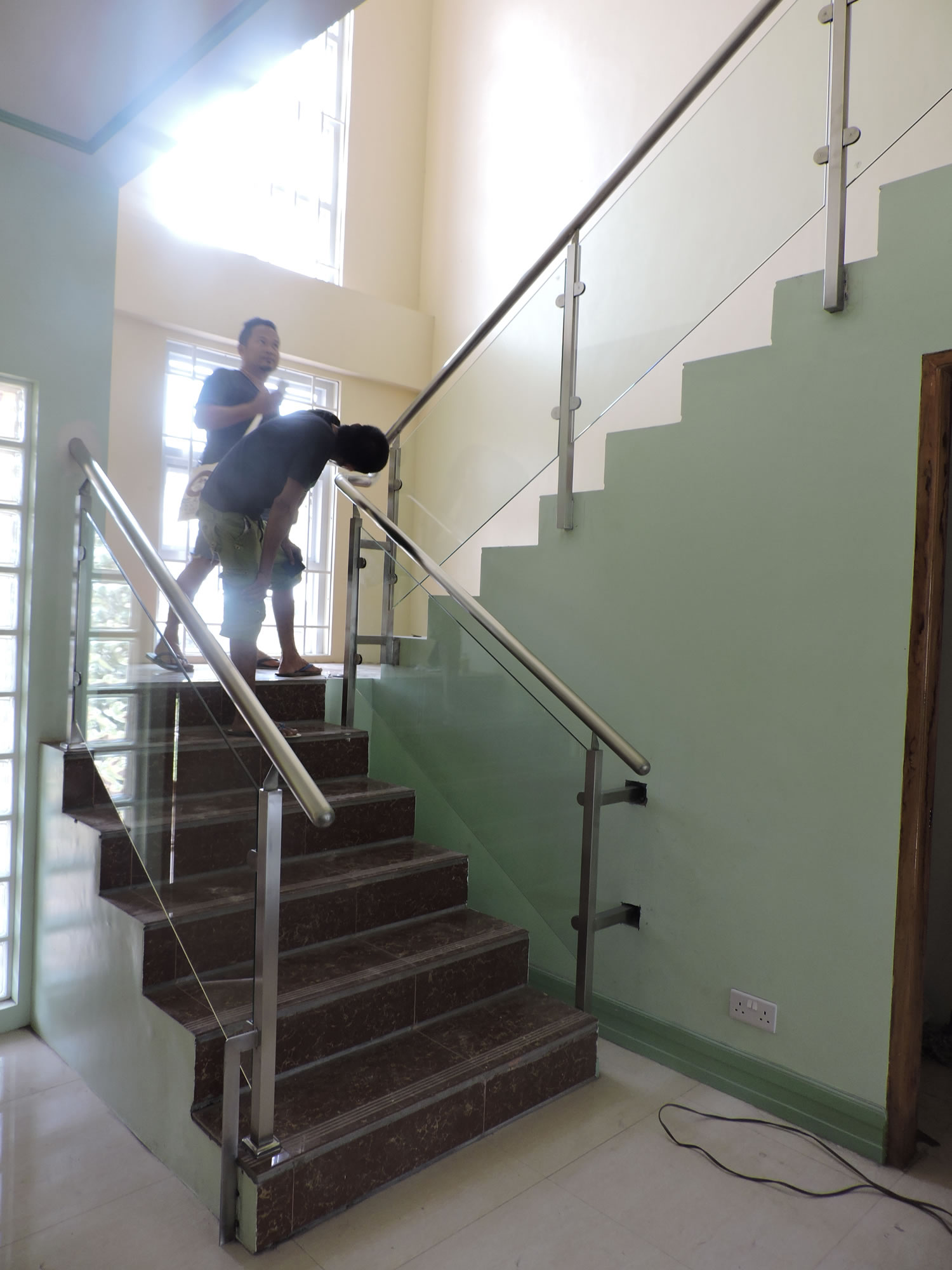 Glass Stair Railing Bicol Albay Philippines