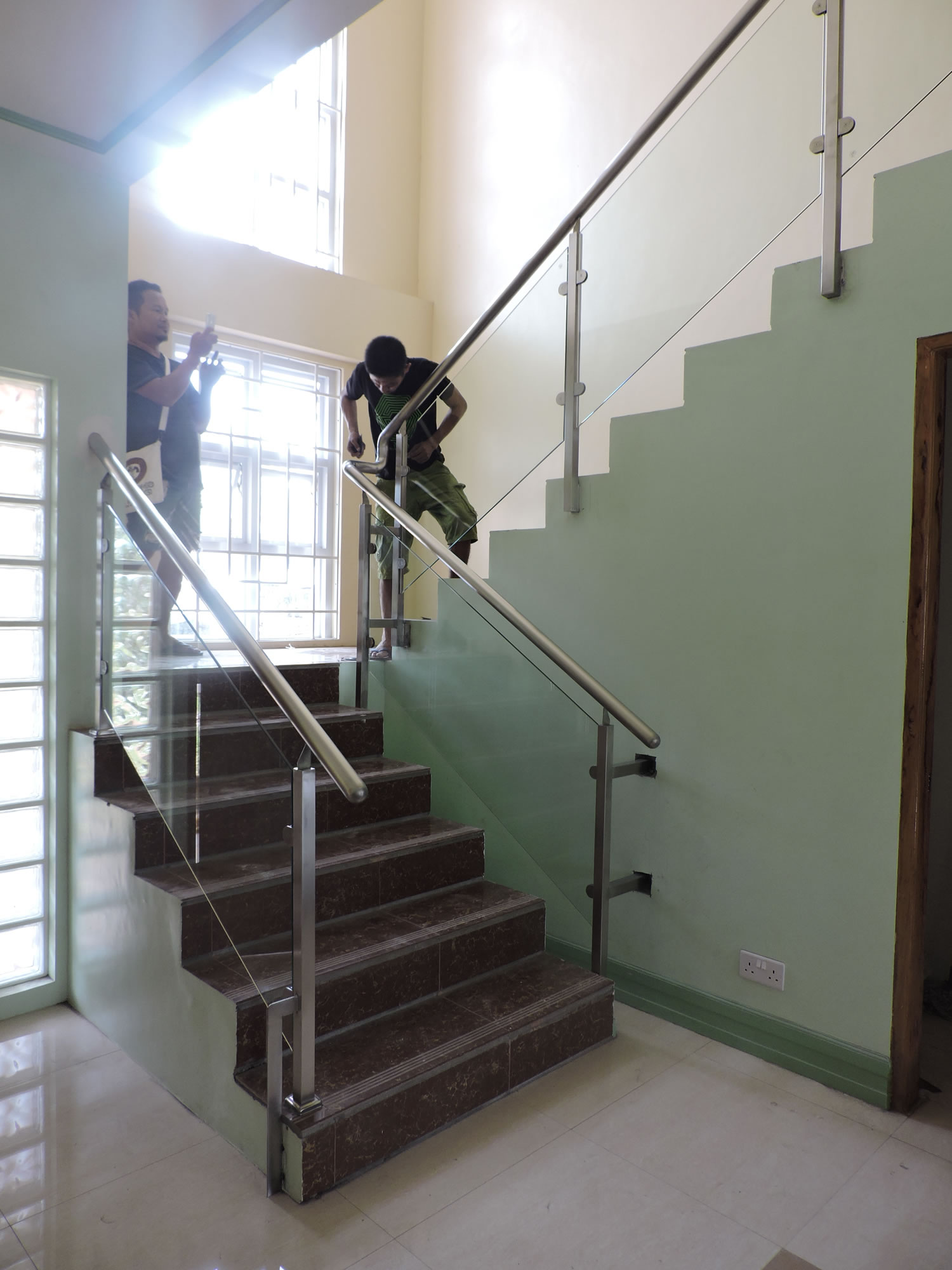 Glass Stair Railing Bicol Albay Philippines