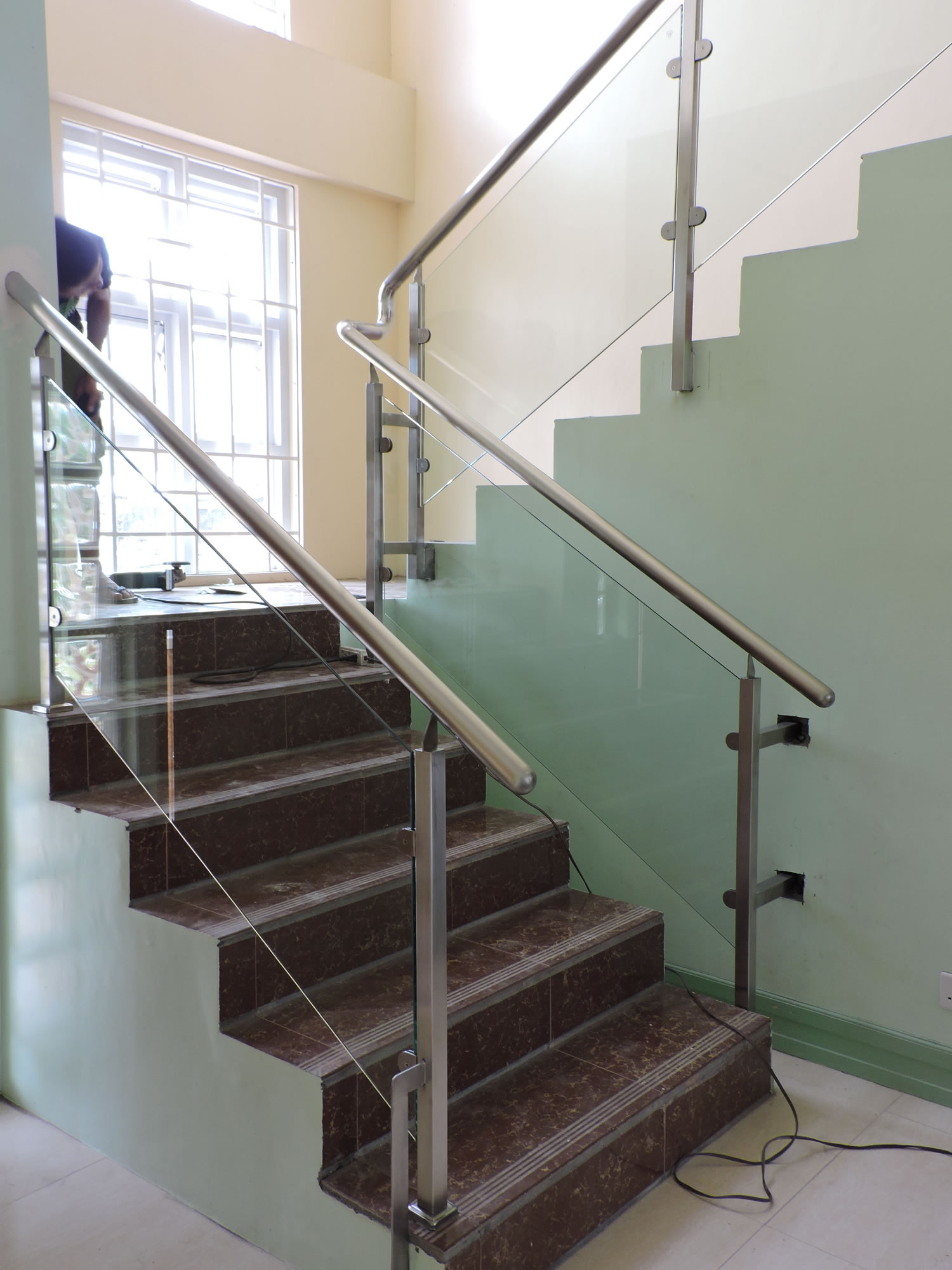 Glass Stair Railing Bicol Albay Philippines