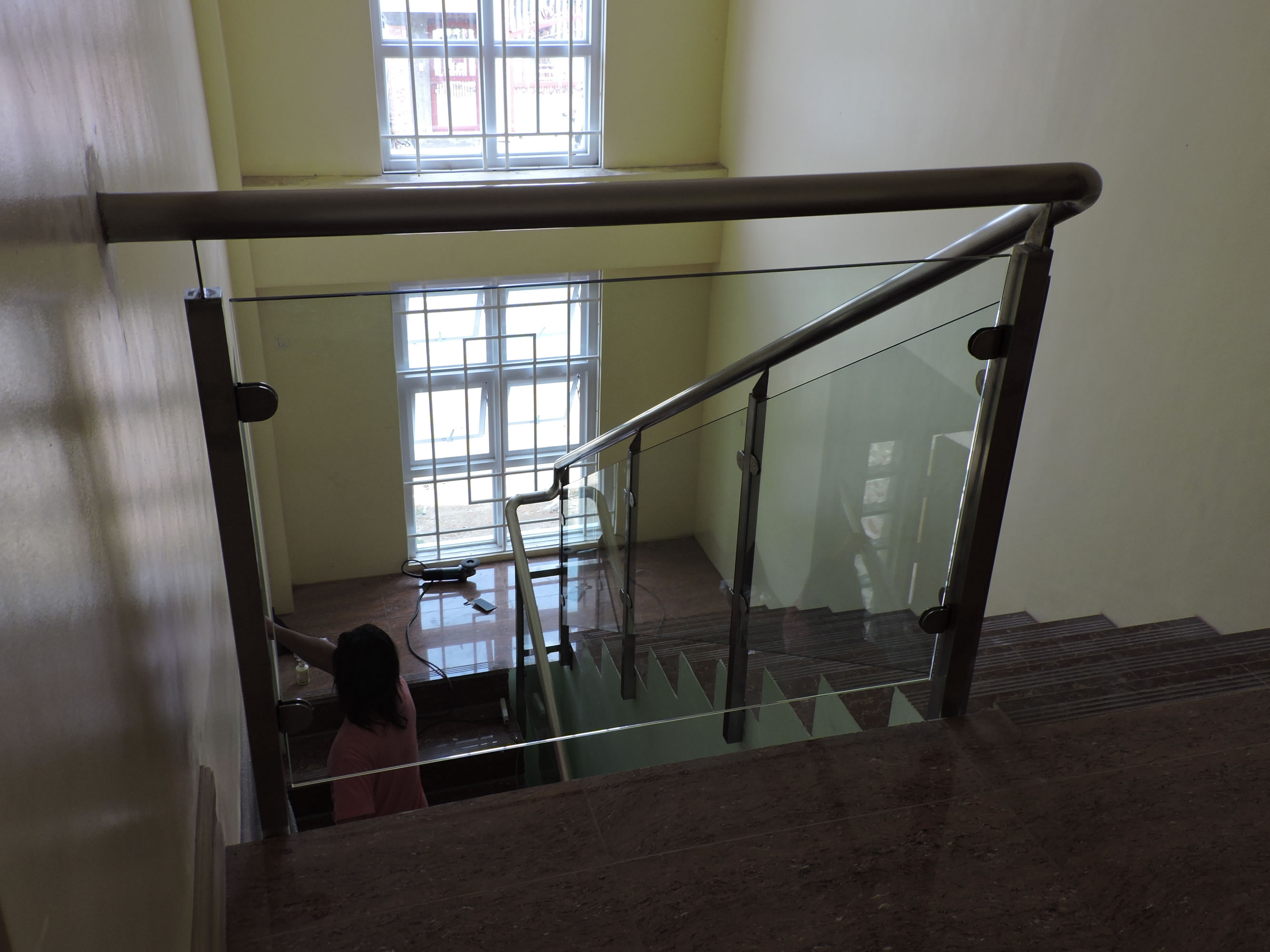 Glass Stair Railing Bicol Albay Philippines