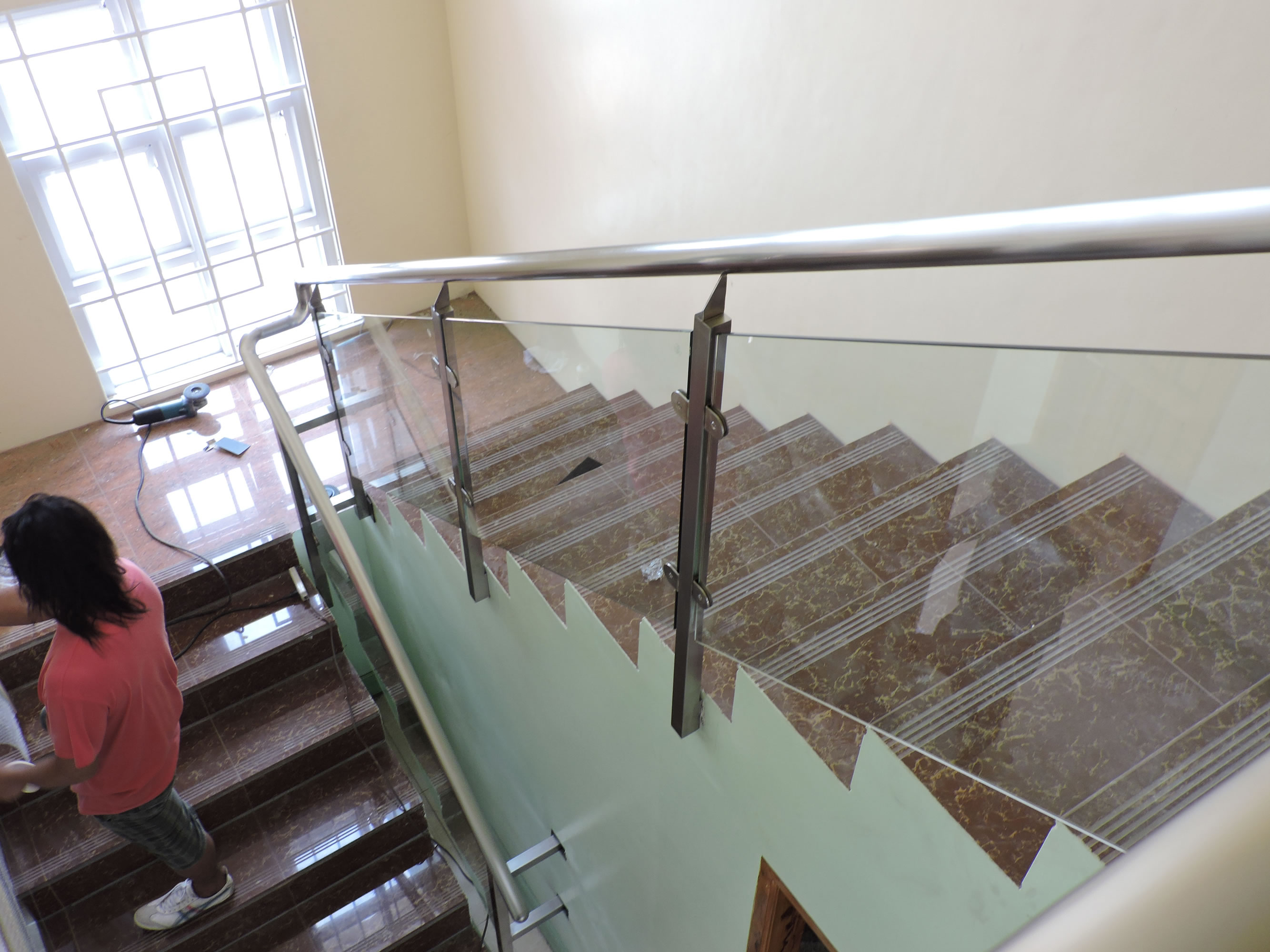 Glass Stair Railing Bicol Albay Philippines