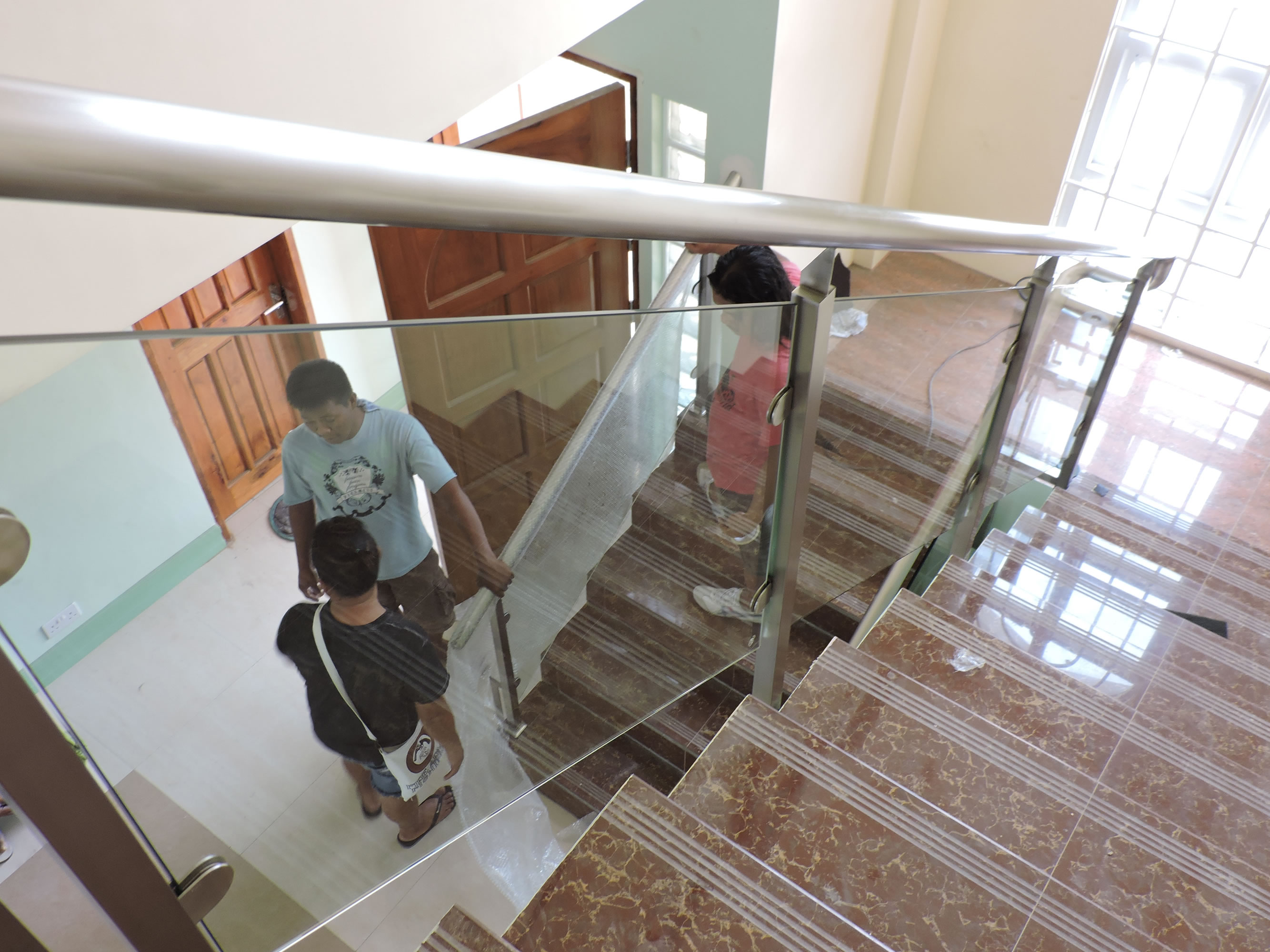Glass Stair Railing Bicol Albay Philippines
