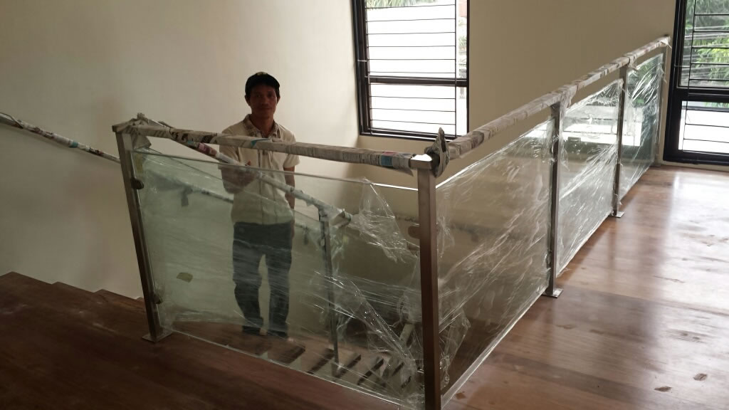 Glass Stair Railing And Balcony Railing Supplier in the Philippines