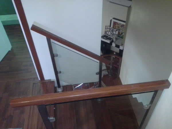 Stair Glass Clear Tempered