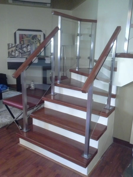 Stair Glass Clear Tempered