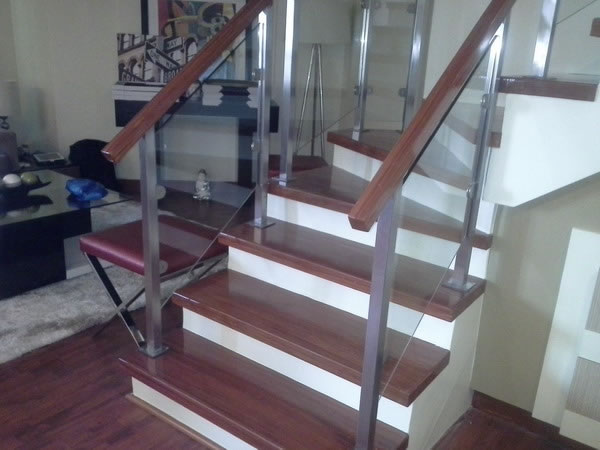 Stair Glass Clear Tempered