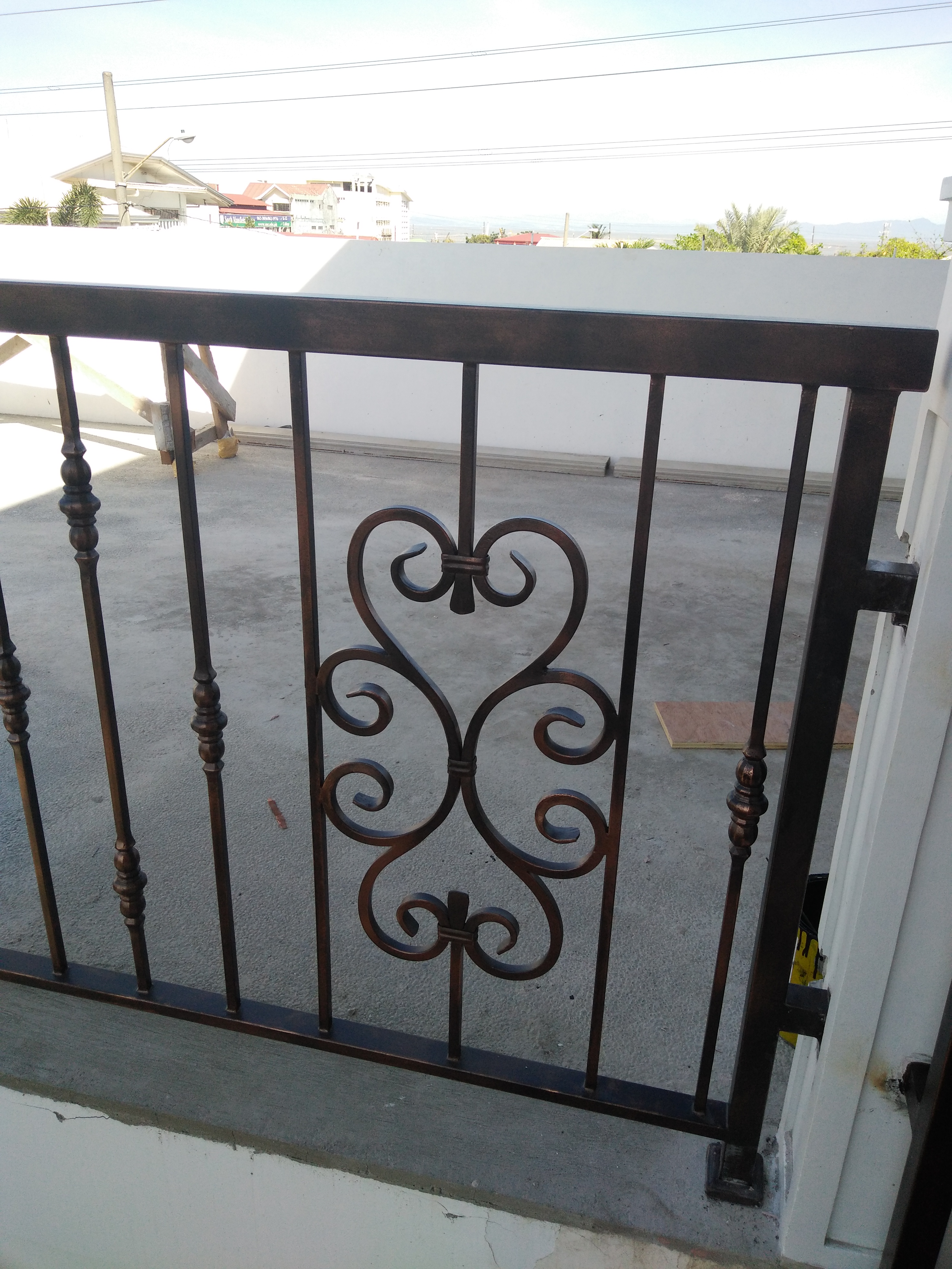 Wrought Iron Balcony Railing