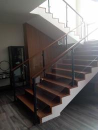 Glass Stair Railings Philippines in Metal Frame