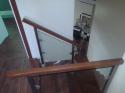 Glass Stair Railing Stainless Frame